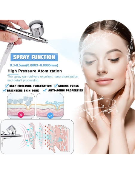 Máquina de Microdermoabrasión 2 en 1 Beauty Star - Limpieza Facial Profesional