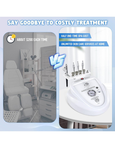 Máquina de Microdermoabrasión 2 en 1 Beauty Star - Limpieza Facial Profesional