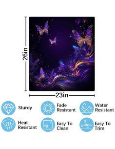 Cubierta Magnética YPPAHHHH para Lavavajillas Mariposa 58x66cm 2