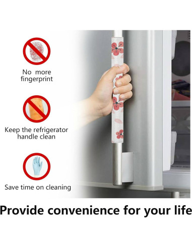 Juego de Fundas para Manijas de Refrigerador QwThum 35,56x13,97cm