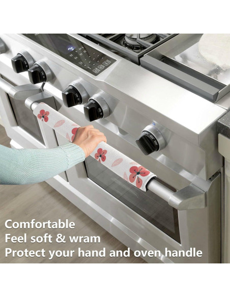 Juego de Fundas para Manijas de Refrigerador QwThum 35,56x13,97cm