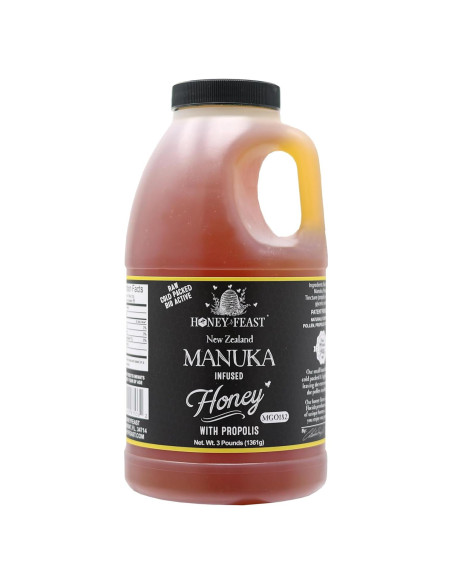 Miel de Manuka Cruda Honey Feast 1,36 kg con Propolis