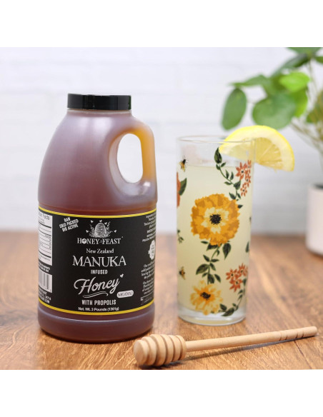 Miel de Manuka Cruda Honey Feast 1,36 kg con Propolis