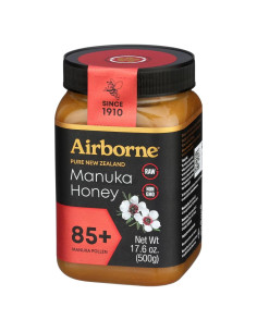 Miel Manuka Airborne 85+ Cruda 500g Pura de Nueva Zelanda