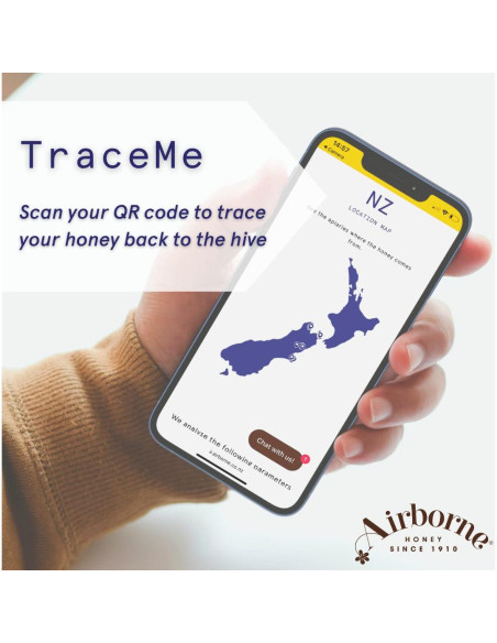 Miel Manuka Airborne 85+ Cruda 500g Pura de Nueva Zelanda