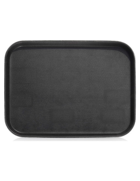 Bandeja Antideslizante New Star Foodservice 35.5x25.4cm Negra