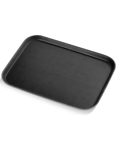 Bandeja Antideslizante New Star Foodservice 35.5x25.4cm Negra