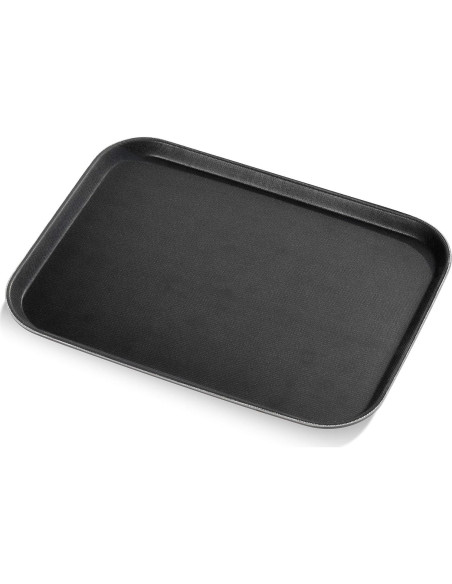 Bandeja Antideslizante New Star Foodservice 35.5x25.4cm Negra