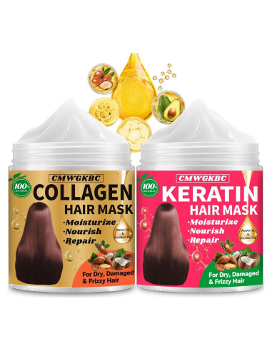 Mascarilla Hidratante de Colágeno y Queratina CMWGKBC 358g