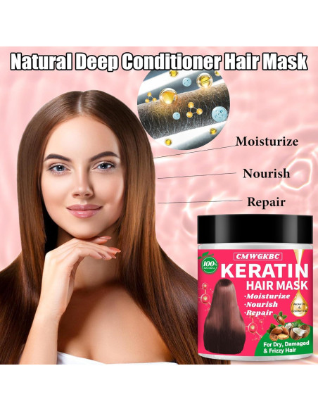 Mascarilla Hidratante de Colágeno y Queratina CMWGKBC 358g