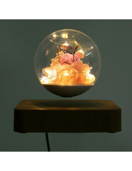 Luz LED Flotante de Flores Magnéticas GANISM 8.5cm Decorativa