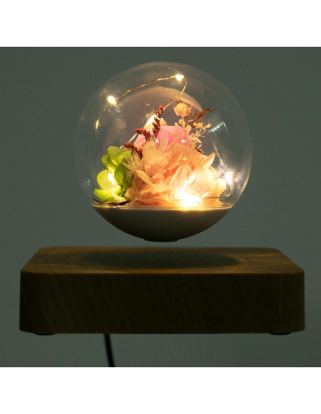 Luz LED Flotante de Flores Magnéticas GANISM 8.5cm Decorativa