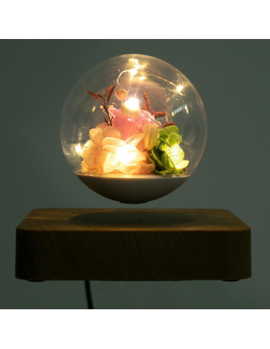 Luz LED Flotante de Flores Magnéticas GANISM 8.5cm Decorativa