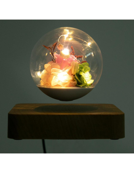 Luz LED Flotante de Flores Magnéticas GANISM 8.5cm Decorativa