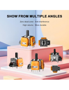 10 Joysticks de Efecto Hall HLRAO para Controlador PS5 2