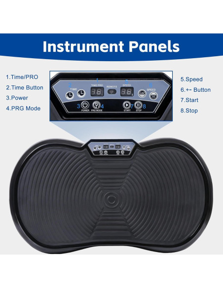 Plataforma de Vibración Nova Microdermabrasion 200W 149kg