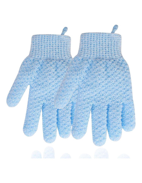 Guantes Exfoliantes Corporales Shaoguang 2 Pcs Azul