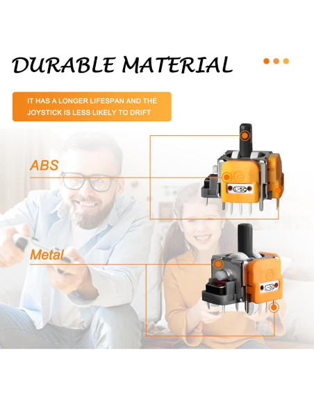 10 Joysticks de Efecto Hall HLRAO para Controlador PS5