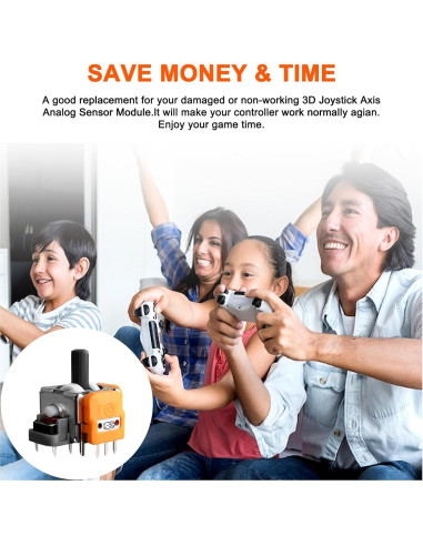 10 Joysticks de Efecto Hall HLRAO para Controlador PS5