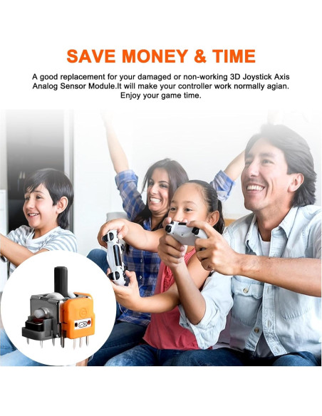 10 Joysticks de Efecto Hall HLRAO para Controlador PS5