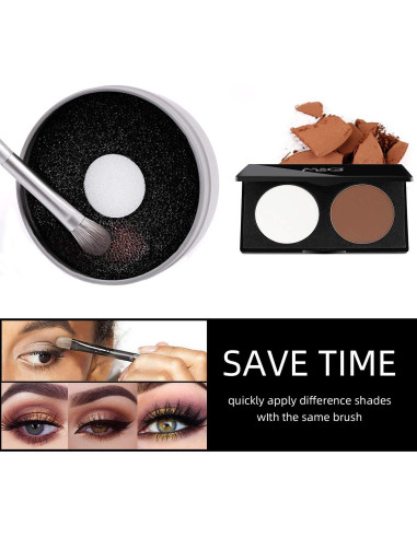 Esponja Limpiadora de Brochas MSQ Compacta Ecológica