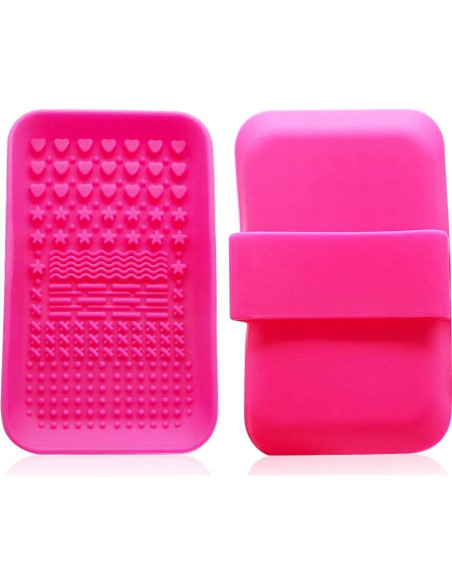 Almohadilla Limpiadora de Brochas KINGZHUO 14x7cm Silicona