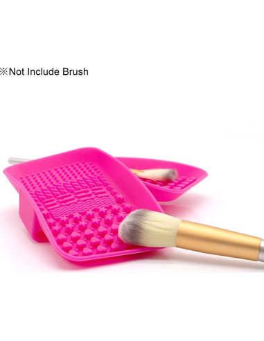 Almohadilla Limpiadora de Brochas KINGZHUO 14x7cm Silicona