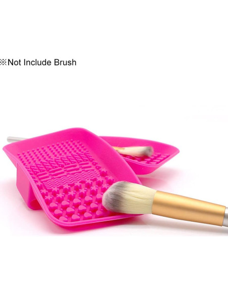 Almohadilla Limpiadora de Brochas KINGZHUO 14x7cm Silicona