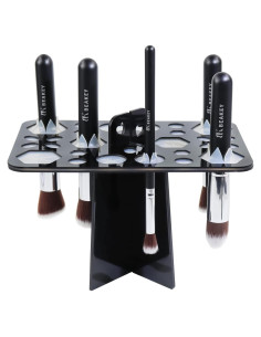 Soporte para Secado de Brochas BEAKEY 28 Agujeros Negro