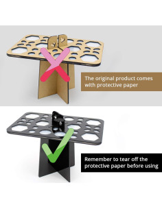 Soporte para Secado de Brochas BEAKEY 28 Agujeros Negro 2