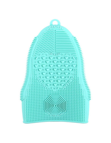 Guante de limpieza de brochas ScivoKaval verde menta 14x18 cm