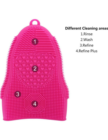 Guante de limpieza de brochas ScivoKaval verde menta 14x18 cm