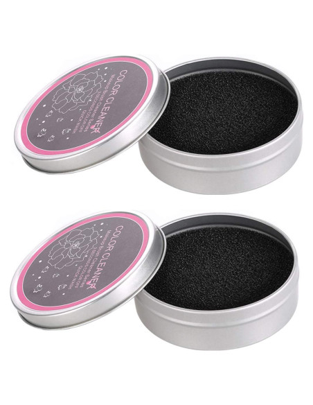 Esponjas Limpiadoras de Brochas Yuyeran 2 Pcs 8,38 cm