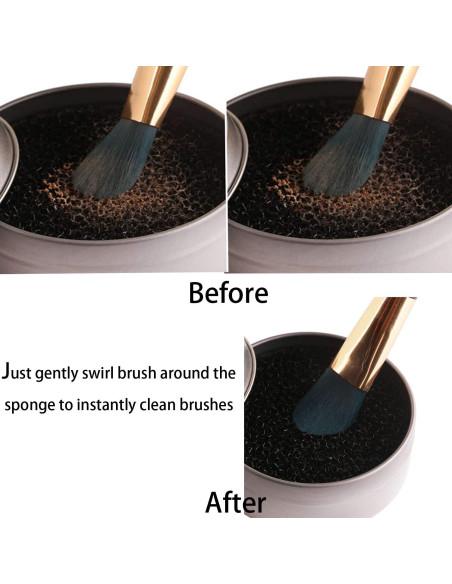 Esponjas Limpiadoras de Brochas Yuyeran 2 Pcs 8,38 cm