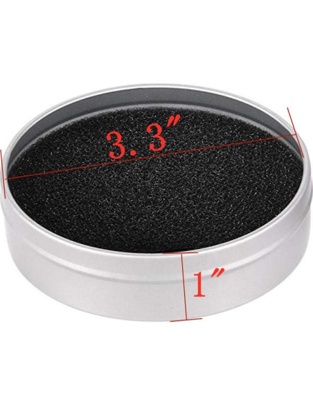 Esponjas Limpiadoras de Brochas Yuyeran 2 Pcs 8,38 cm