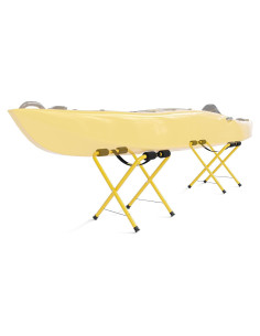 Soporte de Kayak Plegable Bonnlo Aluminio 150 lbs Amarillo