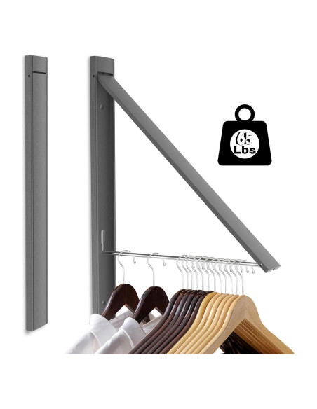 Estante Plegable para Secar Ropa SunEegral Gris 36 cm