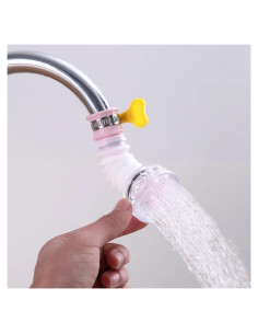 Extensor de Grifo de Cocina ABS Acero Inoxidable 360