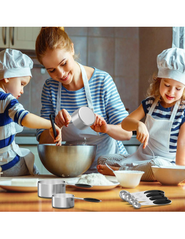 Juego de Tazas y Cucharas Medidoras Wildone 21 Piezas