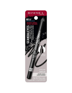 Lápiz de Ojos Gel Impermeable Rimmel Scandaleyes Negro 1,13 g 2