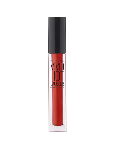 Brillo de Labios Maybelline Vivid Hot Lacquer Tan Caliente 5 ml