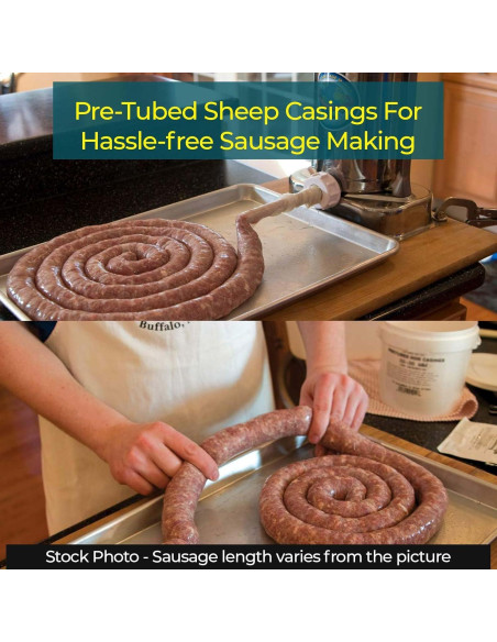 Tripas Naturales de Oveja Pre-Tubadas El Fabricante 20-22mm