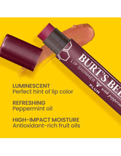 Bálsamo Labial Brillante Burt's Bees Ciruela 9.14 cm 9.92 g 2