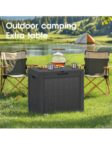 Caja de Almacenamiento Exterior NUNU LAB 31 Galones Impermeable