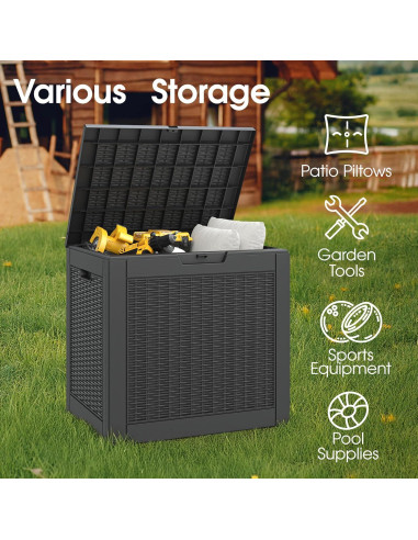 Caja de Almacenamiento Exterior NUNU LAB 31 Galones Impermeable