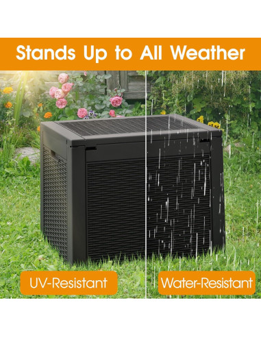 Caja de Almacenamiento Exterior NUNU LAB 31 Galones Impermeable