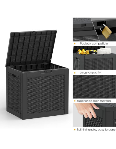 Caja de Almacenamiento Exterior NUNU LAB 31 Galones Impermeable