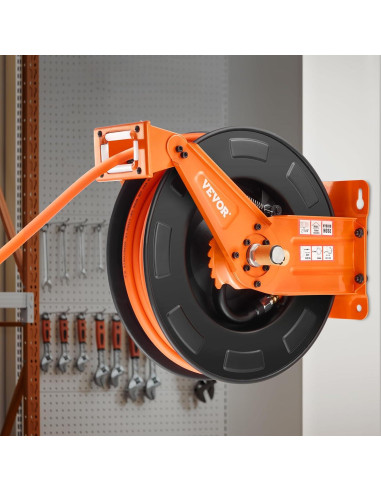 Carrete Retráctil de Manguera de Aire VEVOR 3/8" x 20m