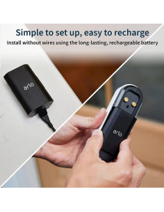 Videoportero Inalámbrico Arlo AVD2001 HD 180 Blanco 2