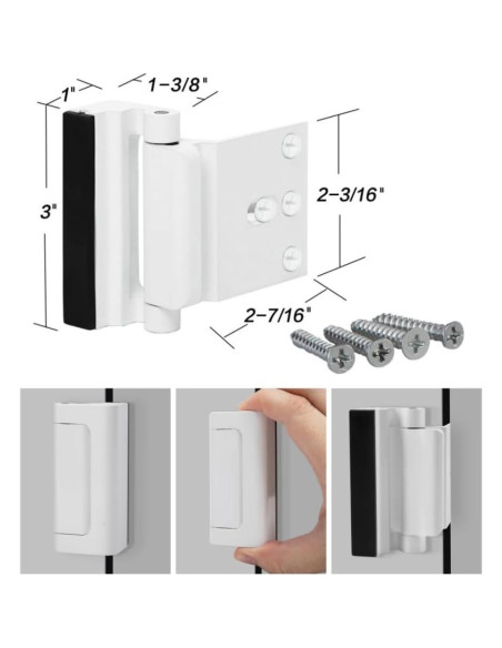 Cerradura de Refuerzo SUCOLE para Puerta Interior 800 lbs
